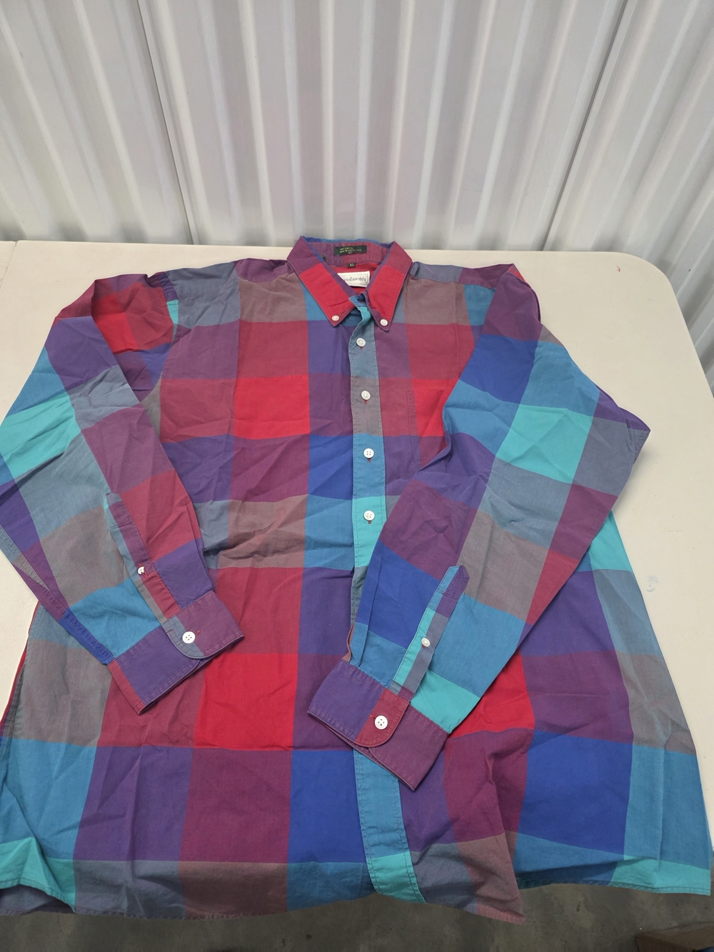 Jacobson's Multicolor Button Down Shirt Men's Size XL